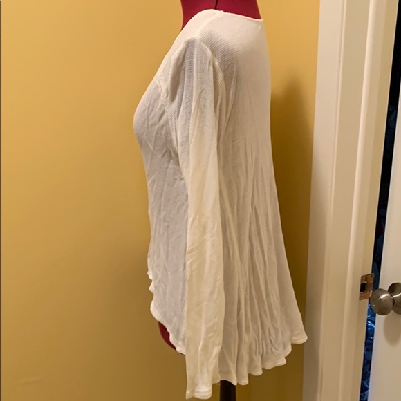 Kenzie Elegant White Long Sleeve Top - Picture 4 of 10